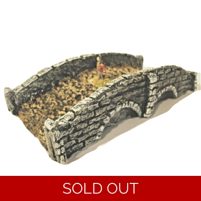 J3 Double Arch Bridge for wargame miniature, wargaming terrain